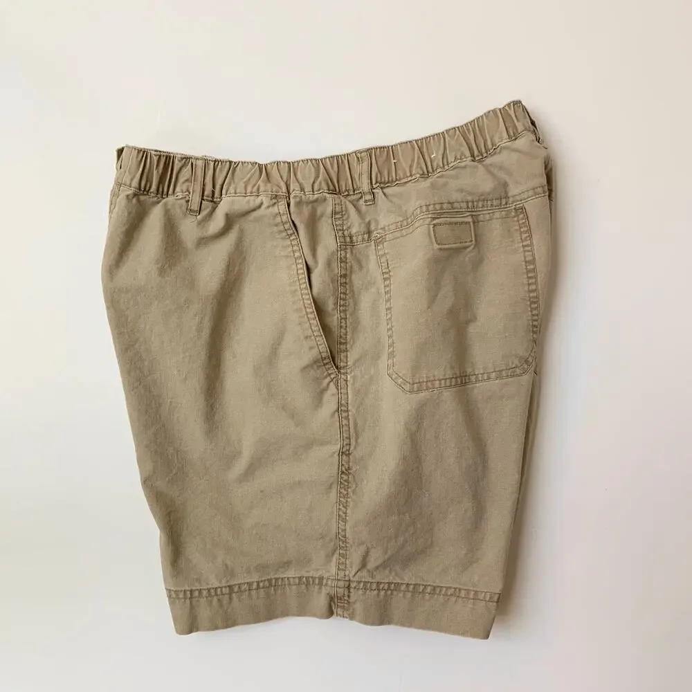 Vintage Windridge 100% Cotton Khaki Casual Short Shorts Men's Medium - Picture 9 of 10